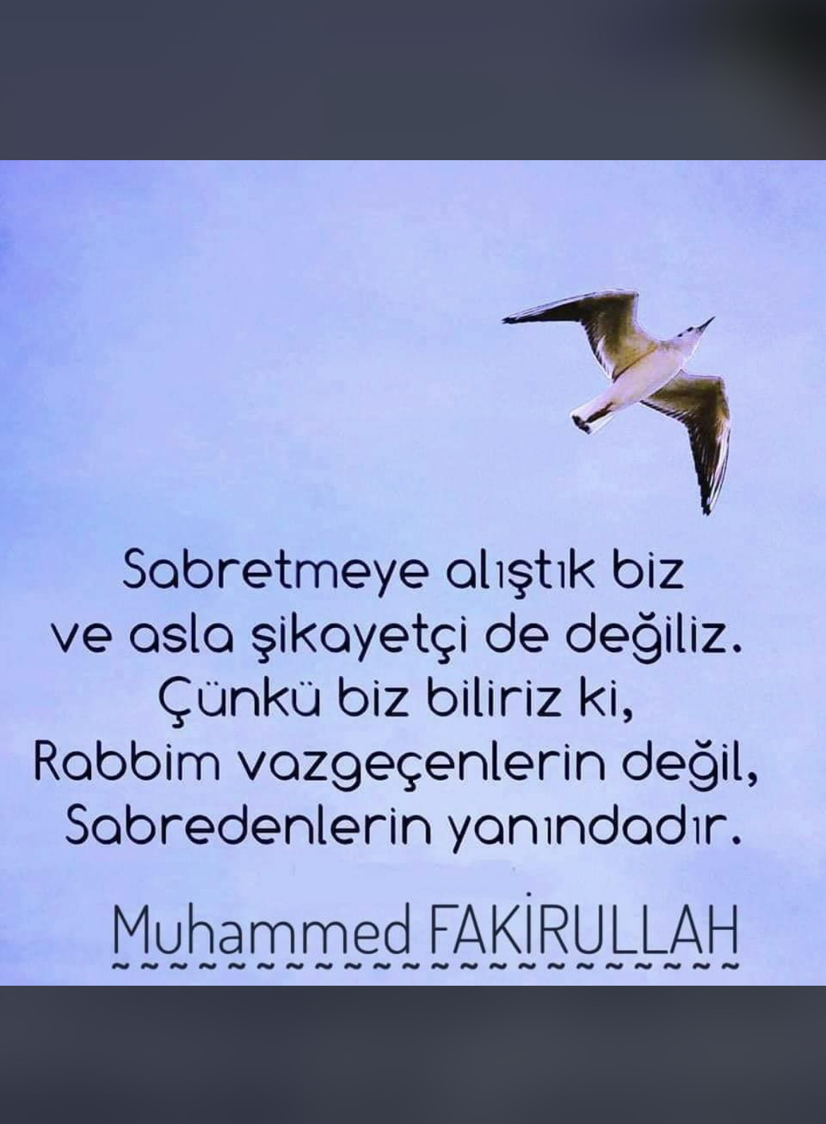 Muhammed Fakirullah Özlü Sözlerinden
