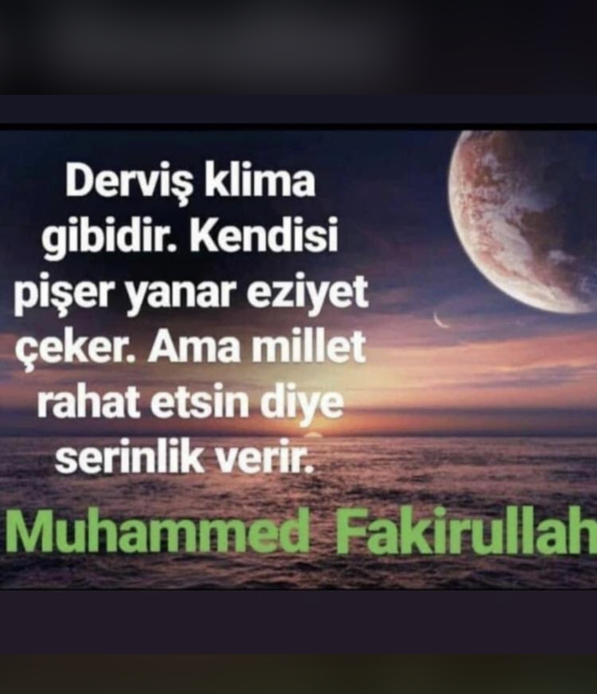 Muhammed Fakirullah Özlü Sözlerinden